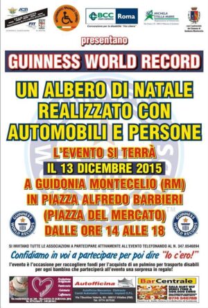 guidonia albero di natale da record