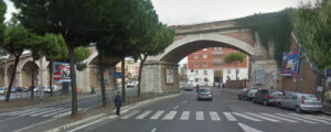 Cedimento della strada a via di Porta Cavalleggeri