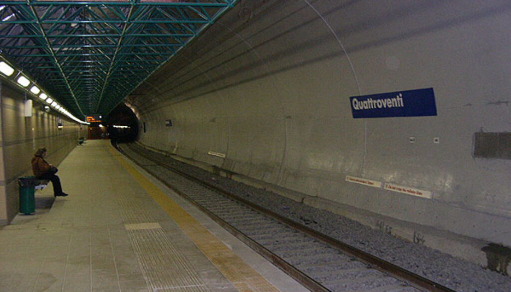 Rubano rame alla stazione Quattro Venti