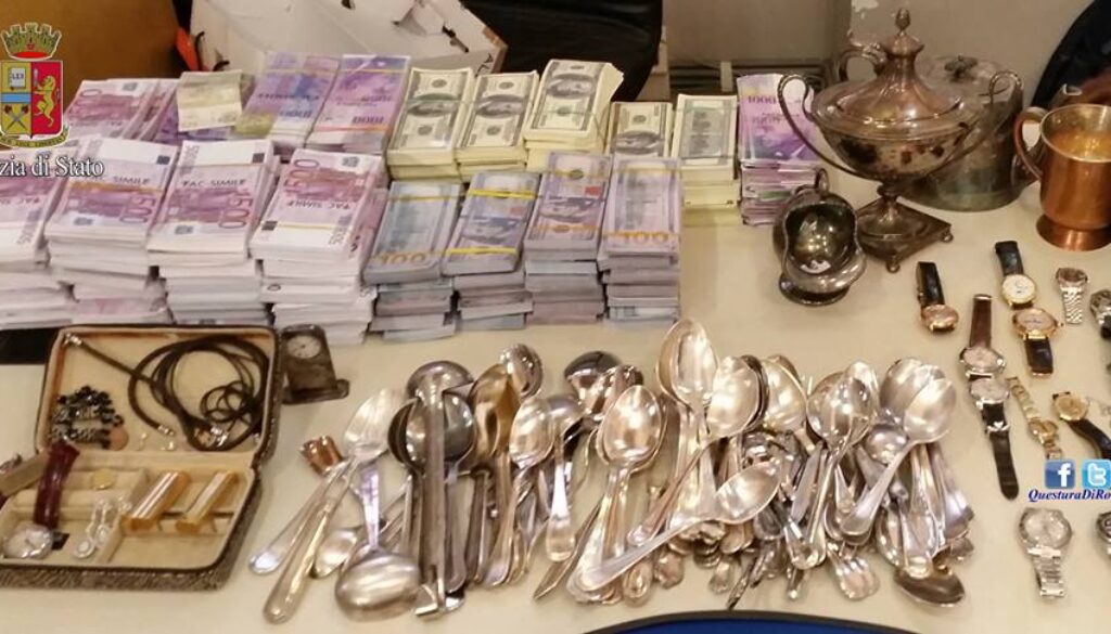 Scoperto un vero e proprio tesoro in una villa tra Prenestina e Casilina