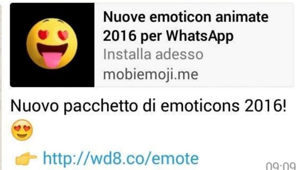 Attenzione al finto aggiornamento di Whatsapp