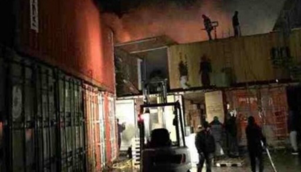 Incendio Colle Prenestino