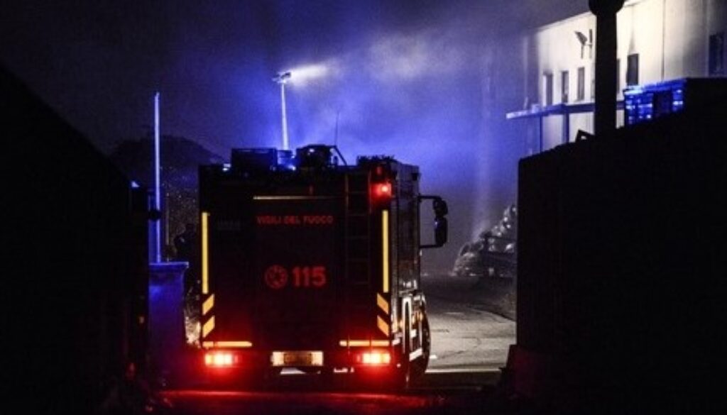 Incendio Tor Sapienza