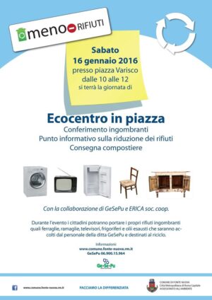 Prima giornata di Ecocentro in Piazza
