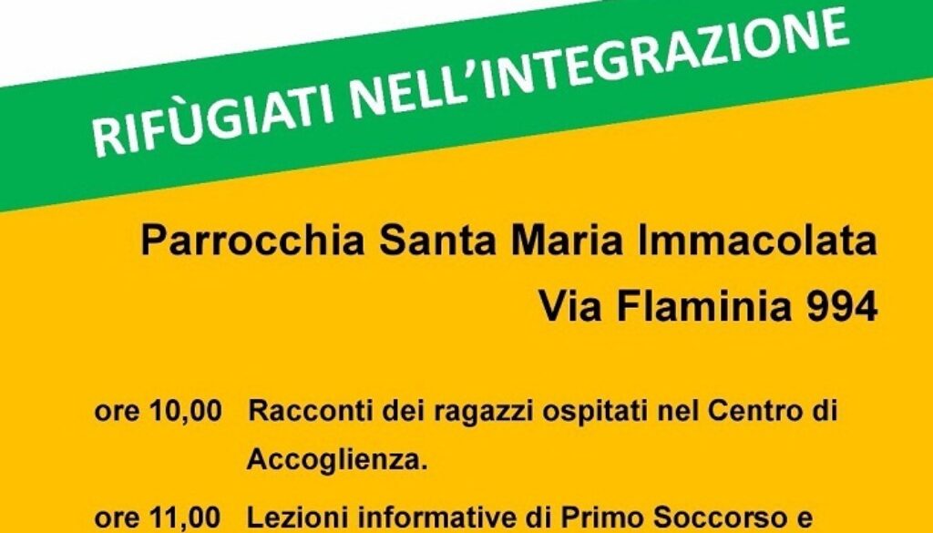 Rifugiati nell'integrazione Municipio XV