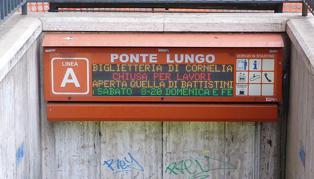 metro ponte lungo