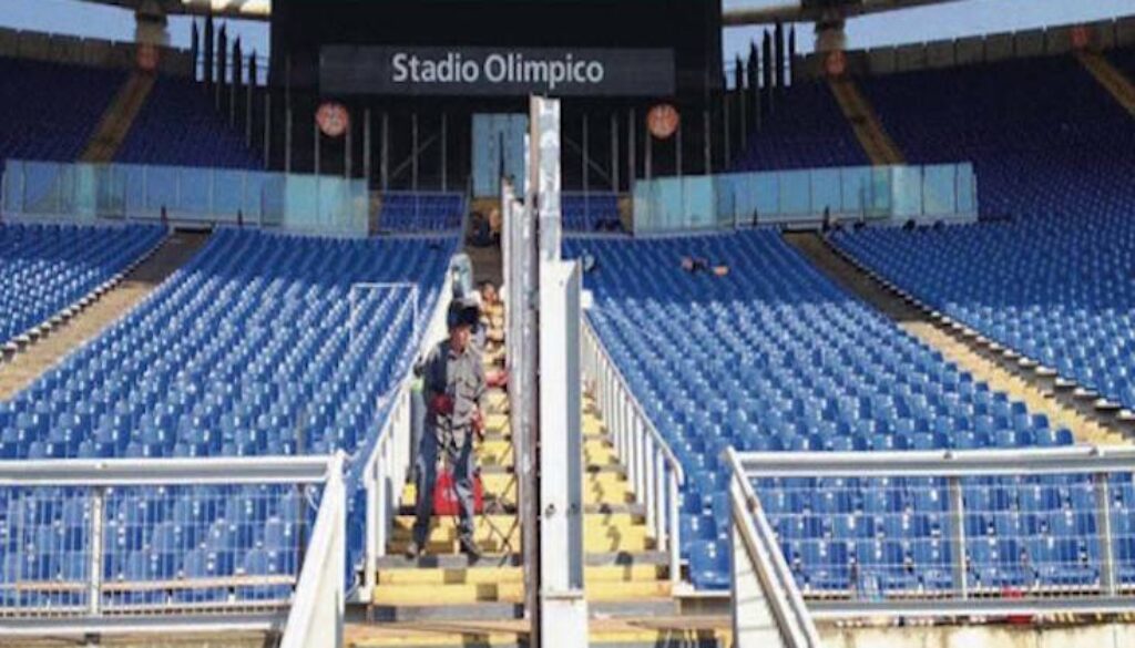 Gabrielli barriere Olimpico Lazio Roma Curva Nord Curva Sud