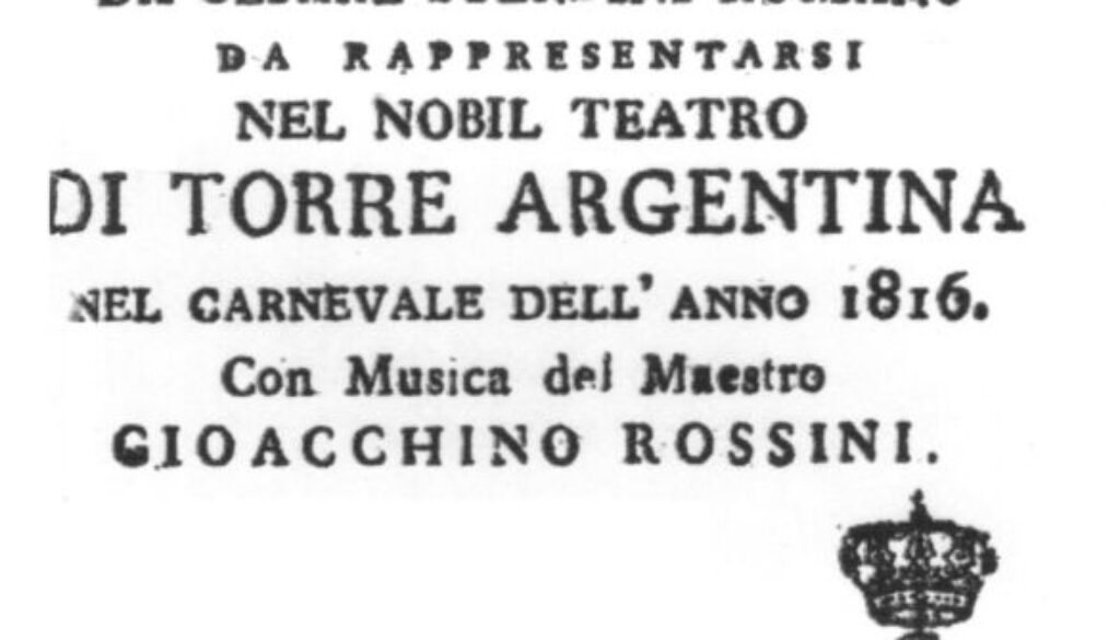 Il barbiere di Siviglia Rossini