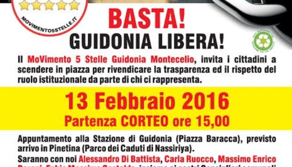 Movimento 5 Stelle M5S Guidonia