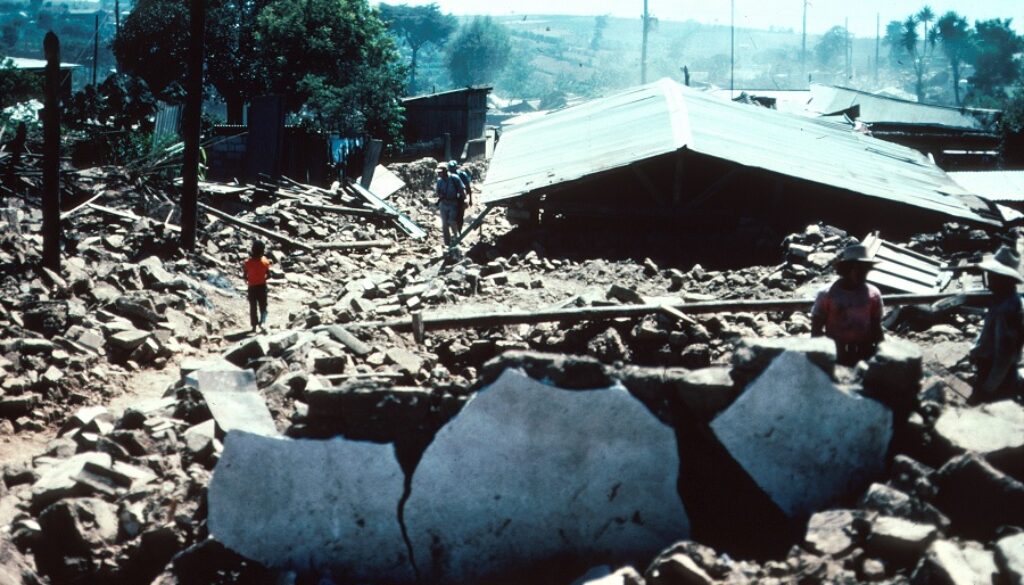 il terremoto del Guatemala