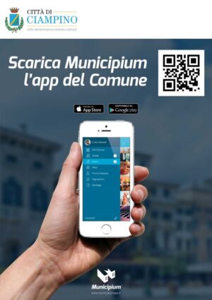 Comune di Ciampino, dopo ALERTSYSTEME WHATSAPP arriva anche l'app Municipium. Darà la possibilità al Comune di inviare comunicazioni istantanee ai cittadini