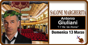 Antonio Giuliani al Teatro Salone Margherita Antonio Giuliani al Teatro Salone Margherita