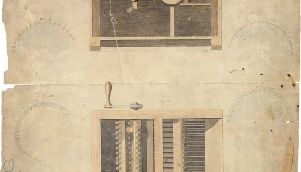 Brevetto sgranatrice di cotone Eli Whitney