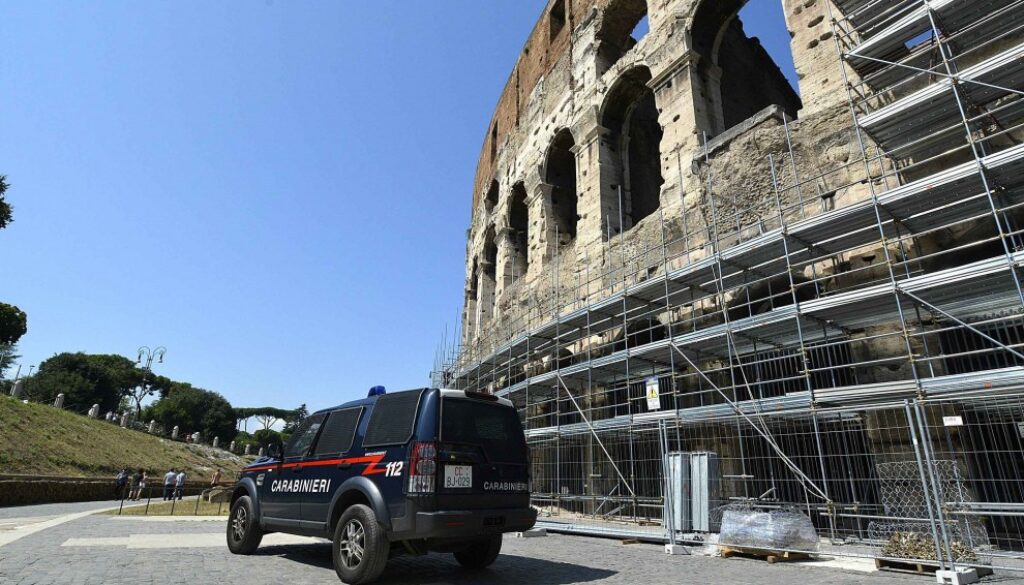 Colosseo cancellata di protezione Colosseo cancellata di protezione