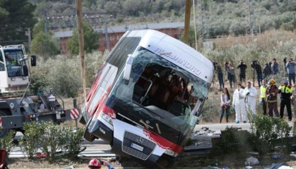 Incidente bus Erasmus in Spagna