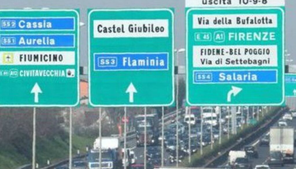 Incidente sul GRA tra Nomentana e Bufalotta
