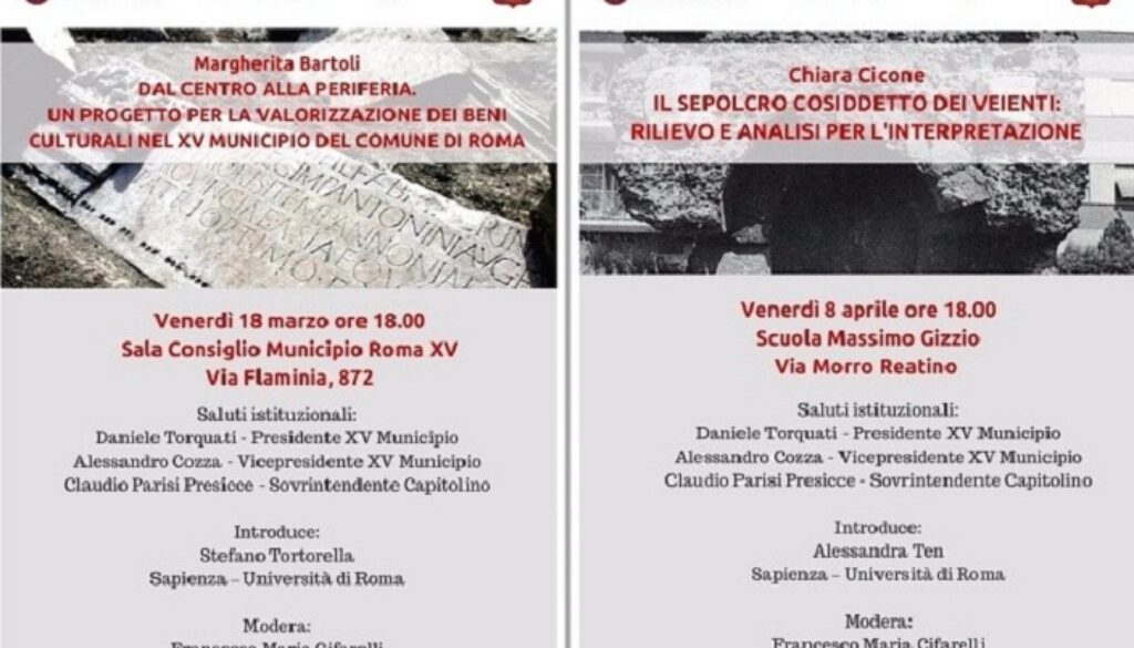 Locandina eventi Municipio XV Torquati