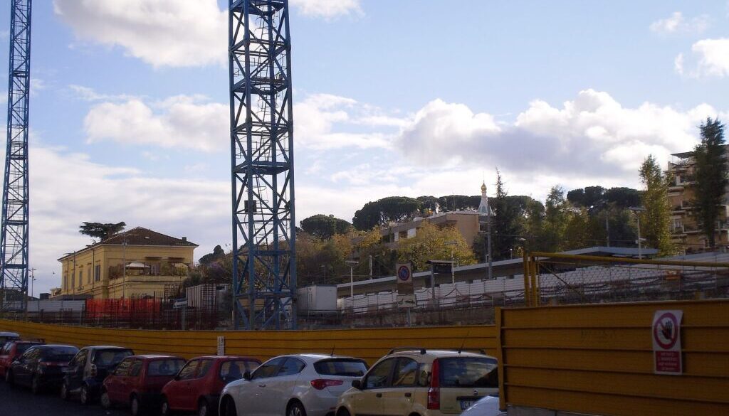 Municipio XIII cantiere via Innocenzo III stazione San Pietro Zuppello