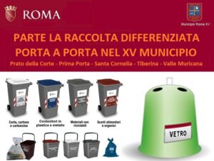 Municipio XV raccolta differenziata porta a porta Municipio XV raccolta differenziata porta a porta