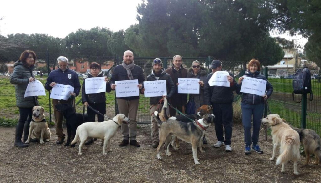 Noi con Salvini Municipio XIII area parco cani processionarie Torrevecchia