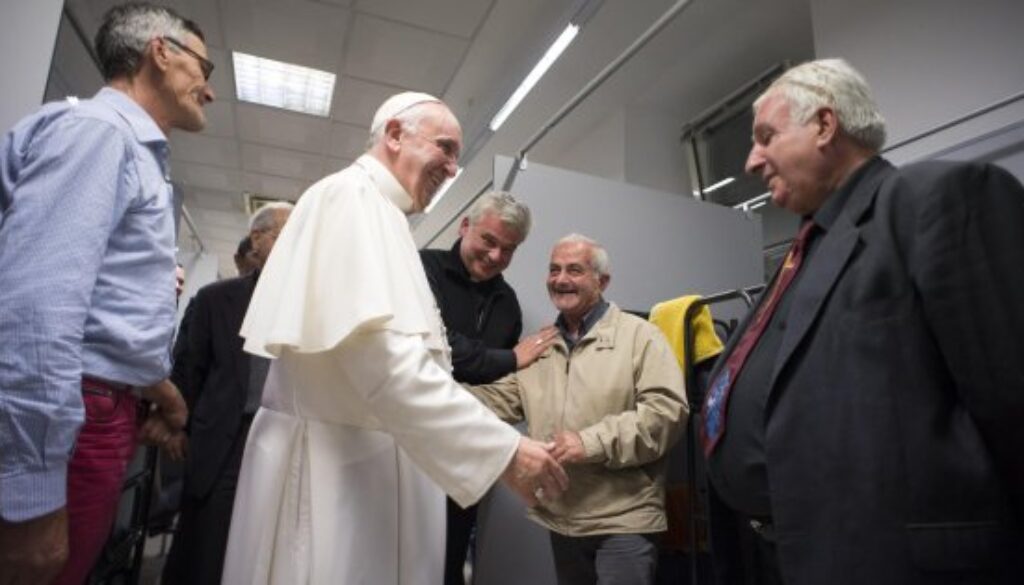 senzatetto papa