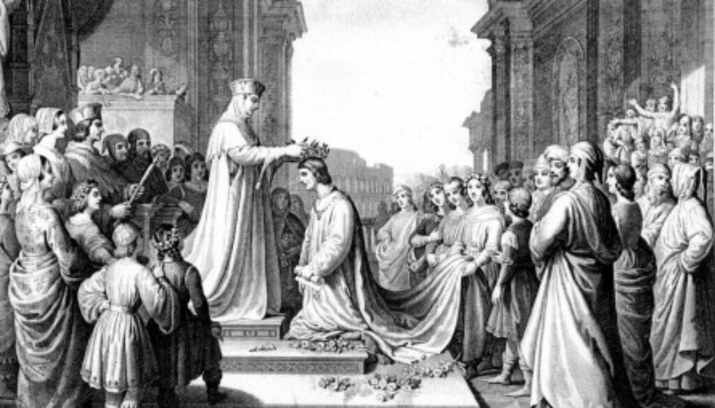 Francesco Petrarca incoronazione poetica Roma