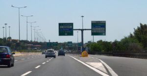 Incidente all'altezza dello svincolo di via Aurelia Incidente all'altezza dello svincolo di via Aurelia