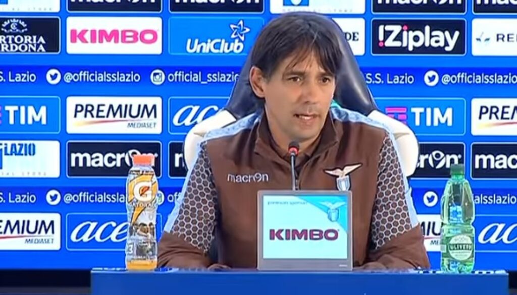 Inzaghi Lazio conferenza