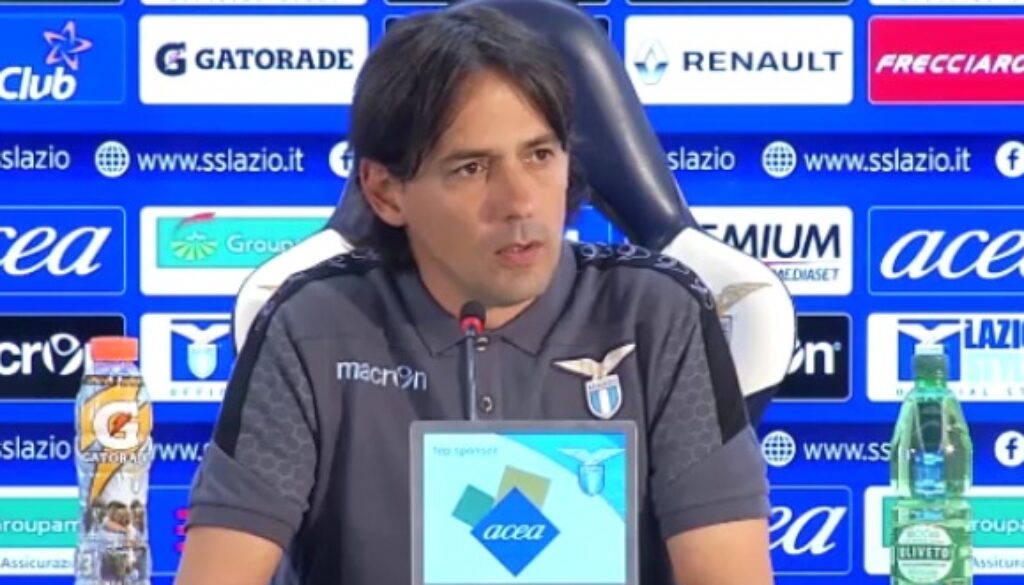 Inzaghi conferenza Lazio