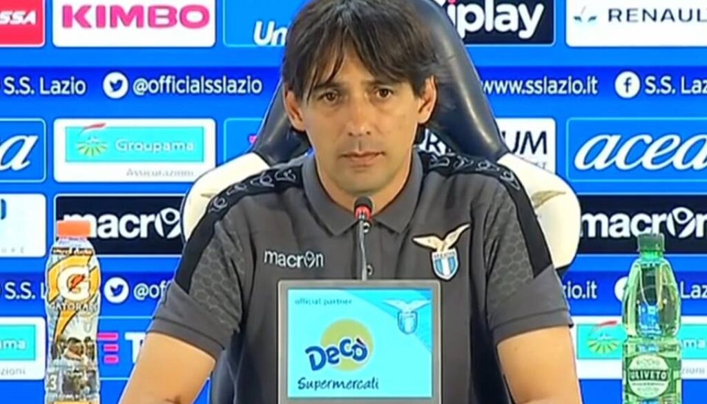 Inzaghi conferenza Lazio - Inter Inzaghi conferenza Lazio - Inter
