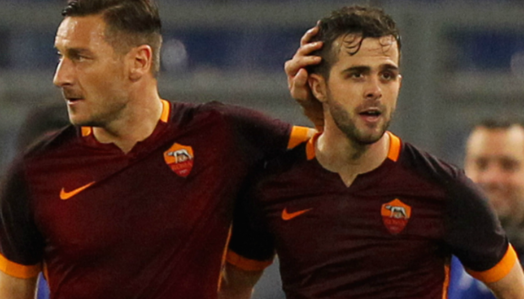 Pjanic Totti Roma