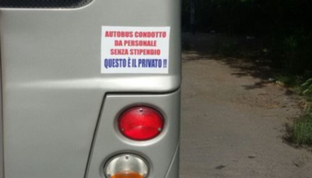 Protesta autisti Roma Tpl