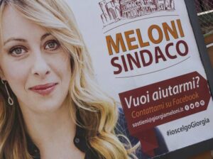 Rubano in una sede elettorale di Giorgia Meloni