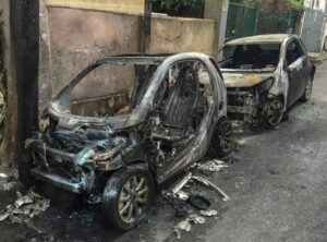 Auto e camion in fiamme alla Balduina e Tor Cervara Auto e camion in fiamme alla Balduina e Tor Cervara