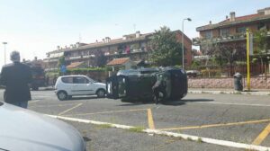Incidente tra due auto a via Millevoi Incidente tra due auto a via Millevoi