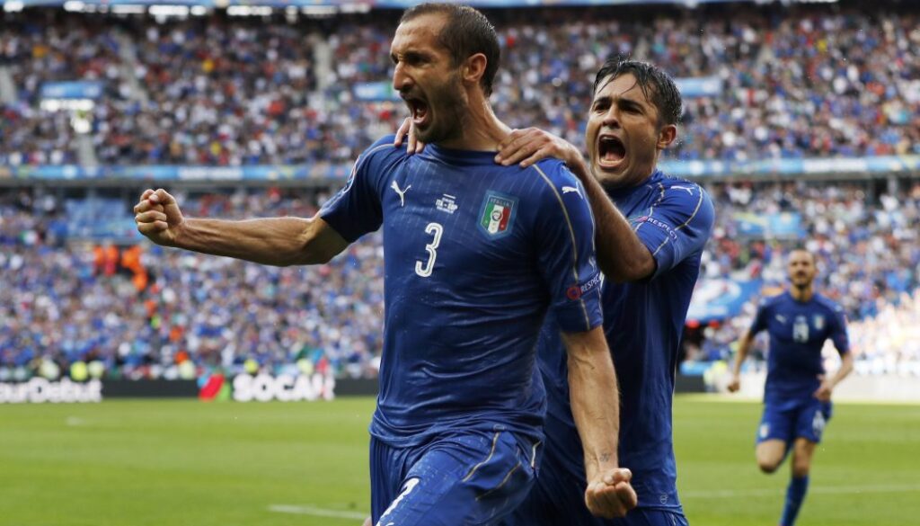 Chiellini Italia Spagna