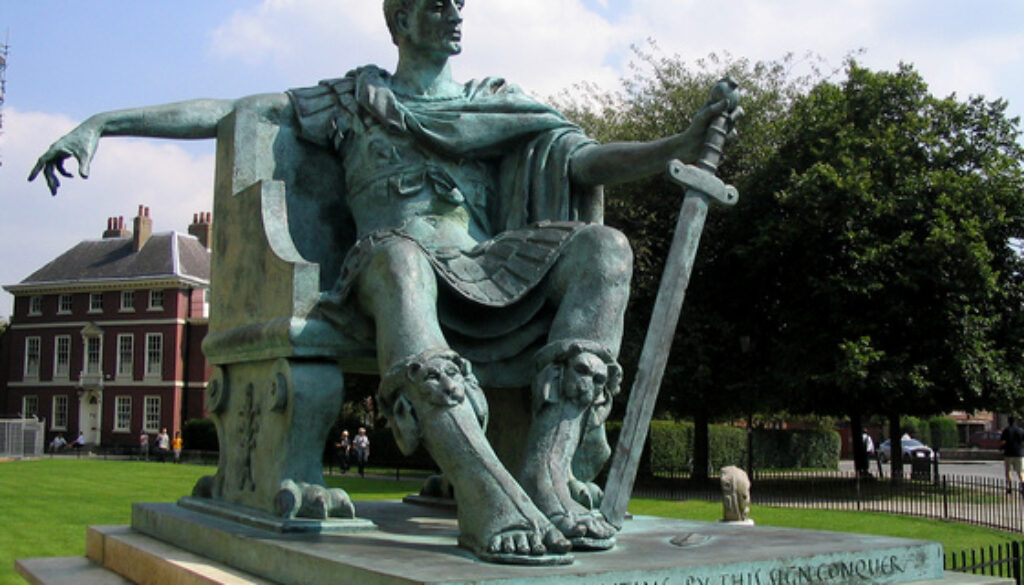 Costantino proclamato imperatore