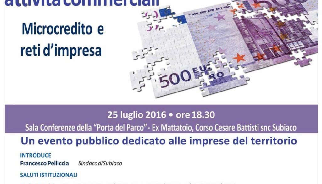 Finanziamenti Subiaco