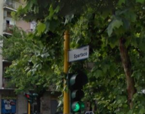 Incendio al Quadrario Incendio al Quadrario