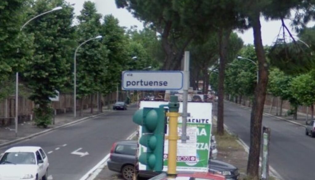 Investito sulla Portuense