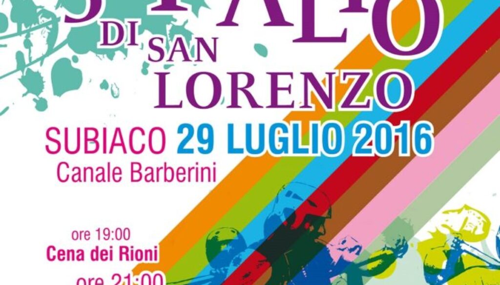 Subiaco Palio di San Lorenzo
