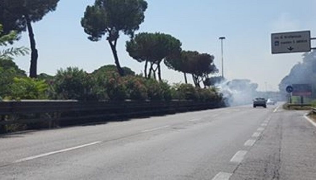 Municipio XV incendio via Flaminia