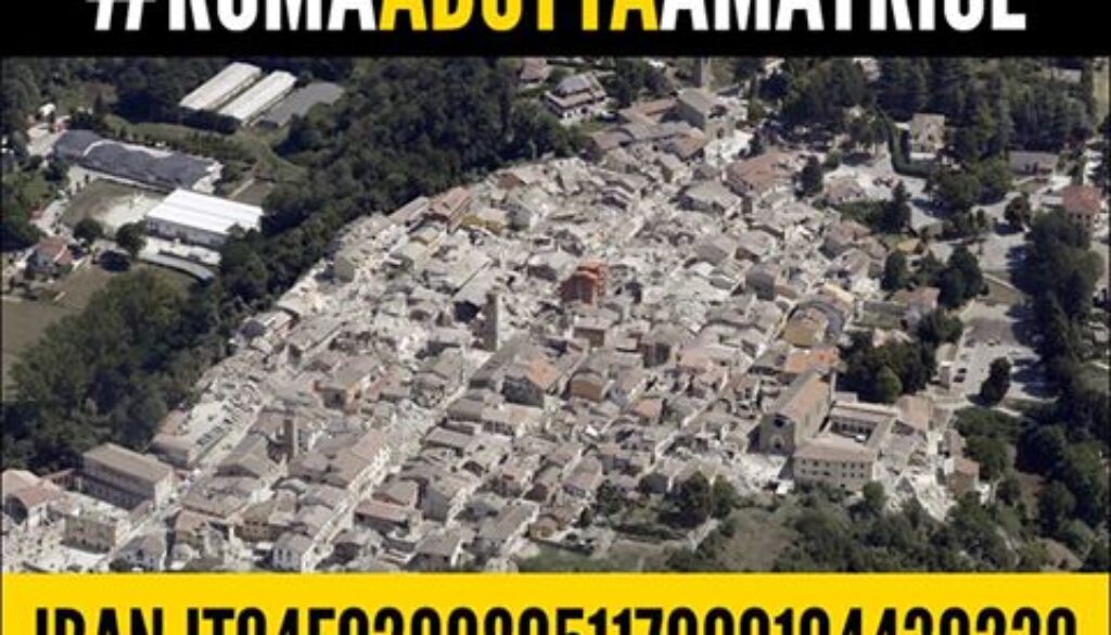 Roma adotta Amatrice