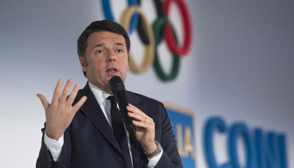 Il presidente del Consiglio Matteo Renzi