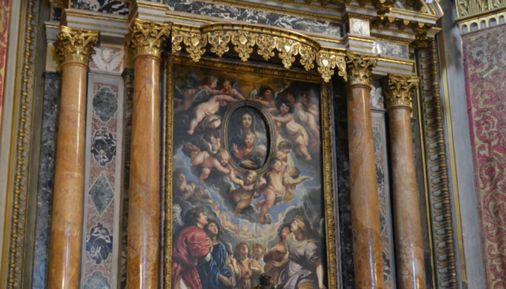 Il quadro motorizzato di Rubens nella chiesa di Santa Maria in Vallicella