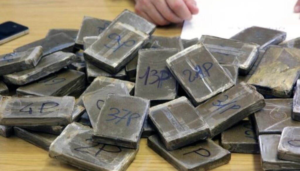 sequestro di 350 kg di hashish