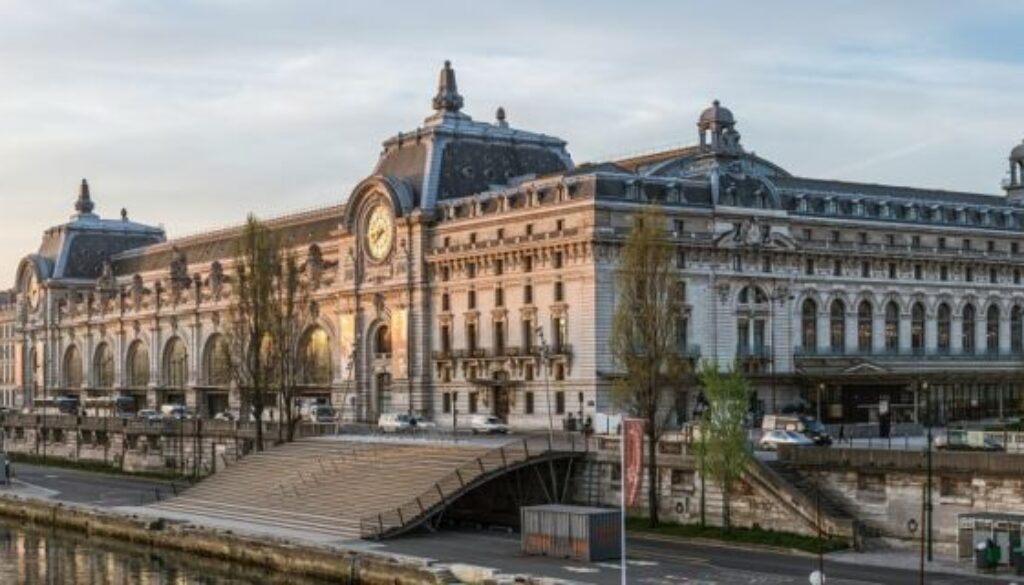 Musee d'Orsay, North-West view, Paris 7e
