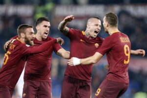 Soccer: Serie A; Roma-Milan Soccer: Serie A; Roma-Milan
