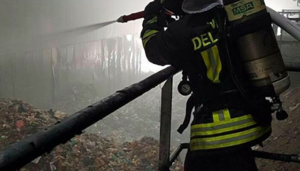 incendio malagrotta