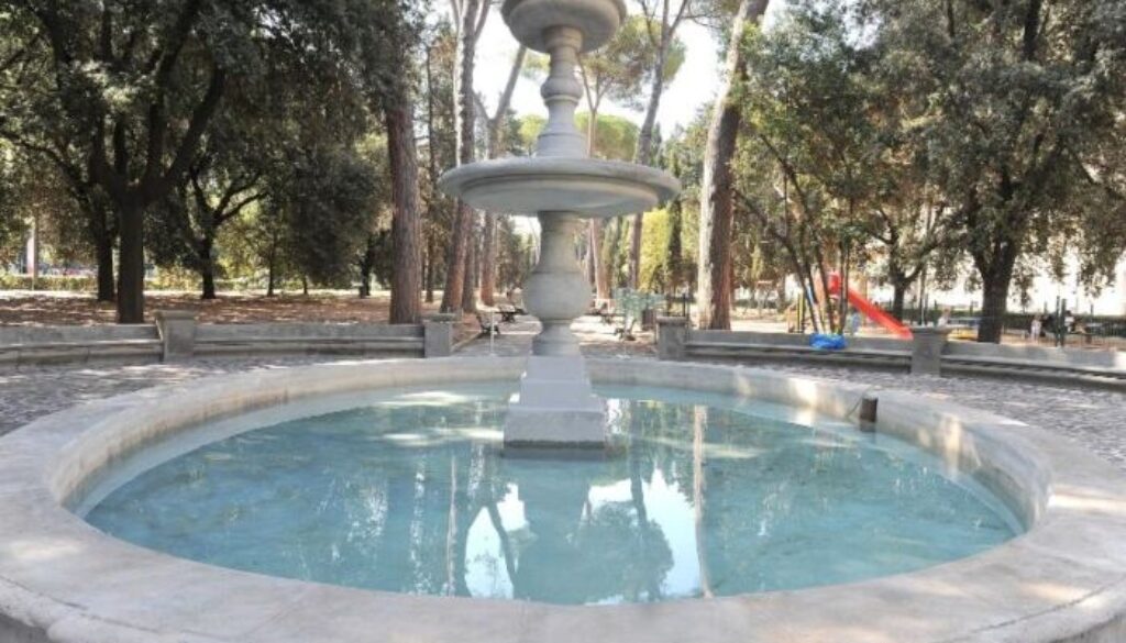 fontana dei giardini di viale tiziano